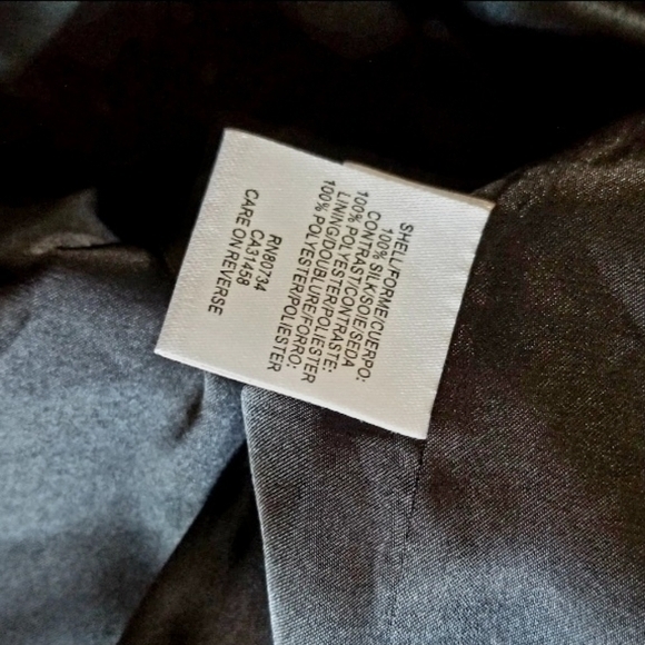 BCBG MAXAZRIA BEADED 100% SILK DRESS SZ M 8 - Picture 7 of 8